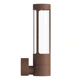 Helix Corten Wall Light